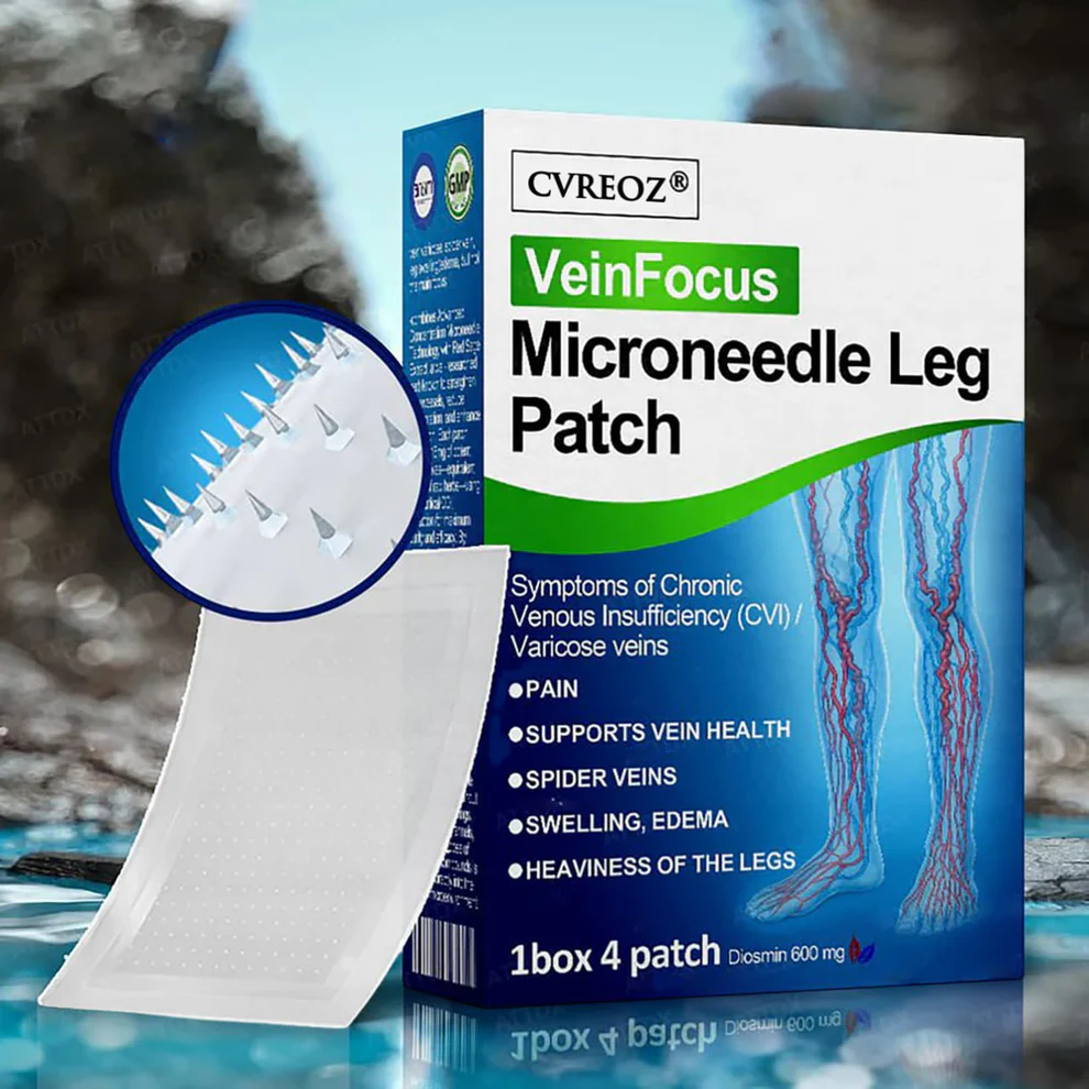 Cvreoz® VeinFocus Microneedle Leg Patch 1 Cvreoz® VeinFocus Microneedle Leg Patch