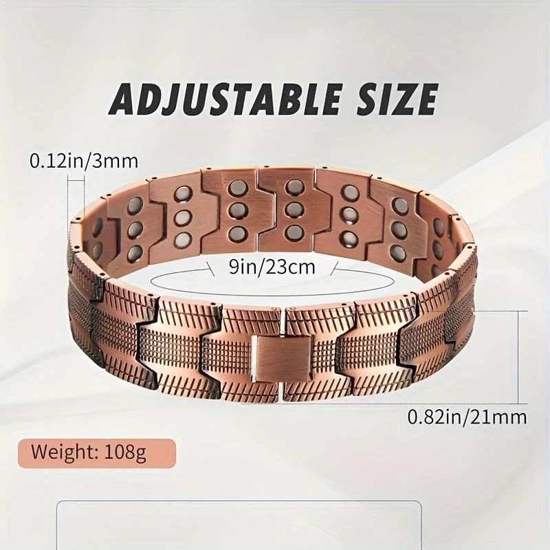 Copper magnetic bracelet——Relieve fatigue and promote blood circulation 2 Copper magnetic bracelet——Relieve fatigue and promote blood circulation