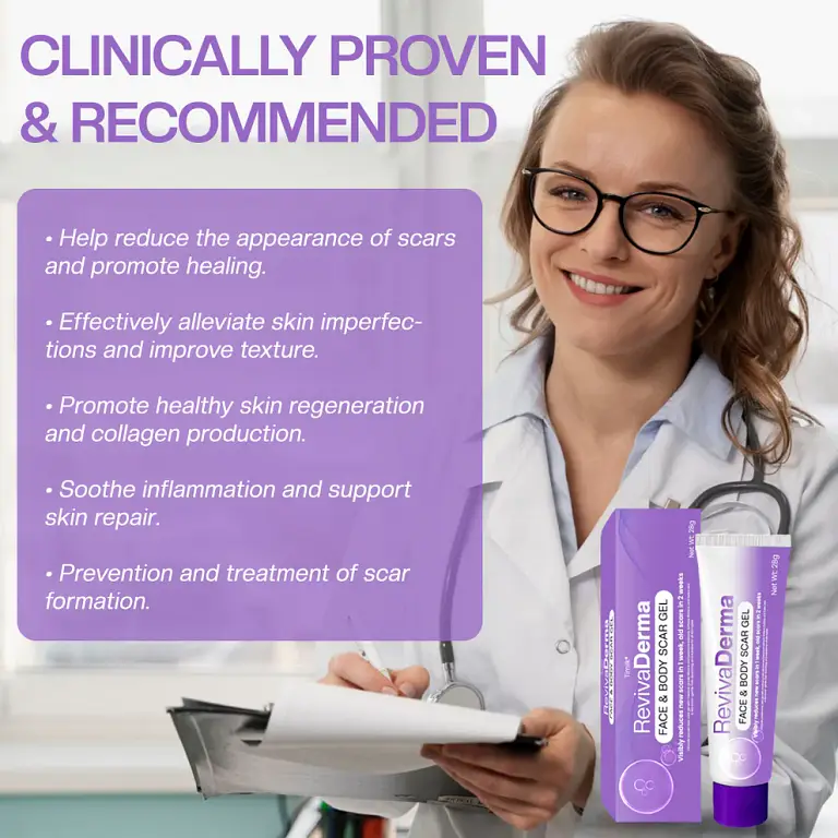 Timilk® RevivaDerma Face & Body Scar Gel – Clinically proven 3 Timilk® RevivaDerma Face & Body Scar Gel – Clinically proven