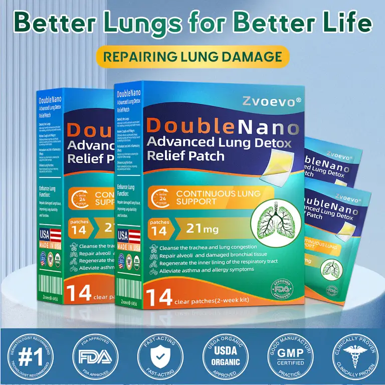 Zvoevo® DoubleNano Advanced Lung Detox Relief Patch 1 Zvoevo® DoubleNano Advanced Lung Detox Relief Patch