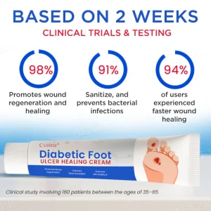 Cvreoz® Diabetic Foot Ulcer Healing Cream 8 Cvreoz® Diabetic Foot Ulcer Healing Cream