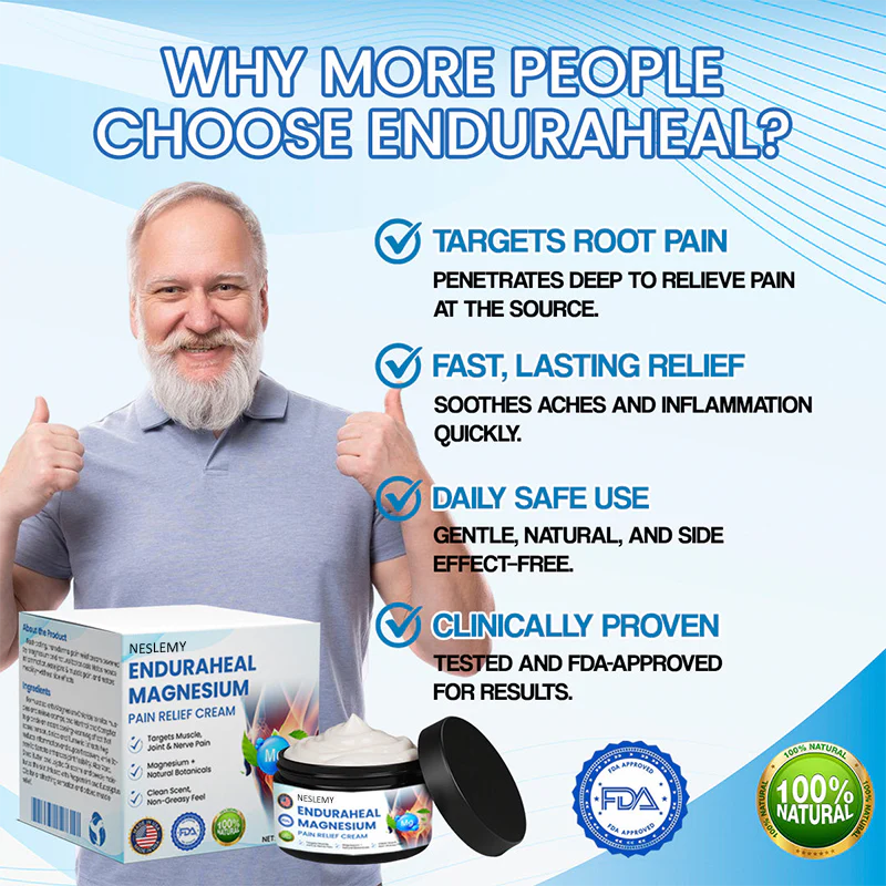 NESLEMY® EnduraHeal Magnesium Pain Relief Cream 3 NESLEMY® EnduraHeal Magnesium Pain Relief Cream