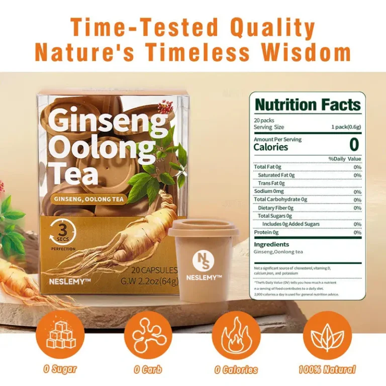 NESLEMY™ Ginseng Oolong Wellness Tea 5 NESLEMY™ Ginseng Oolong Wellness Tea