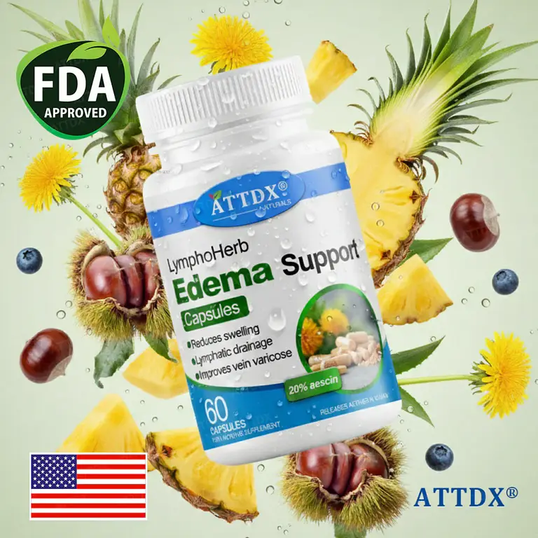 ATTDX® LymphoHerb Edema Support Capsules 1 ATTDX® LymphoHerb Edema Support Capsules