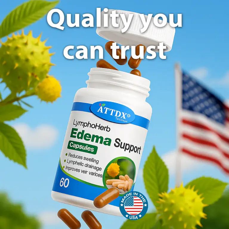 ATTDX® LymphoHerb Edema Support Capsules 3 ATTDX® LymphoHerb Edema Support Capsules