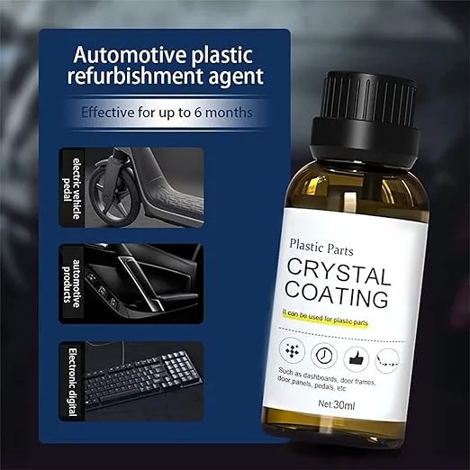 LBMLBM™ Plastic Parts Crystal Coating & Plastic Restorer 4 LBMLBM™ Plastic Parts Crystal Coating & Plastic Restorer