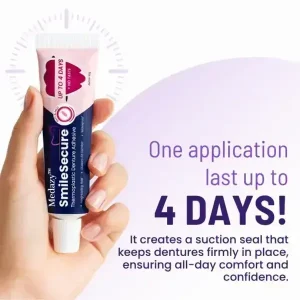 Medazy™ SmileSecure Thermoplastic Denture Adhesive 9 Medazy™ SmileSecure Thermoplastic Denture Adhesive